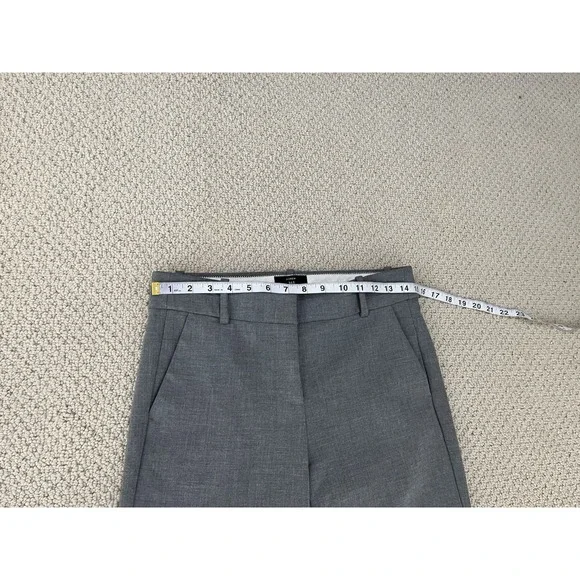 j crew 365 cameron women grey ankle pants size 4 - Picture 6 of 9